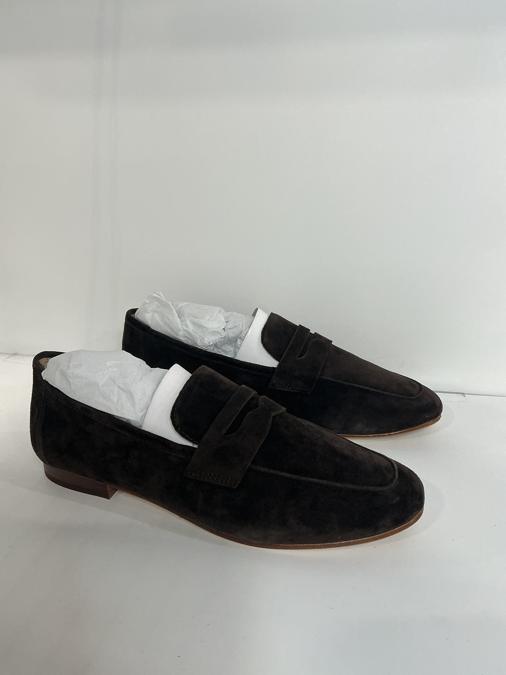 Italian Suede Penny Loafer